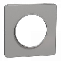 Odace Touch - plaque 1 poste aluminium