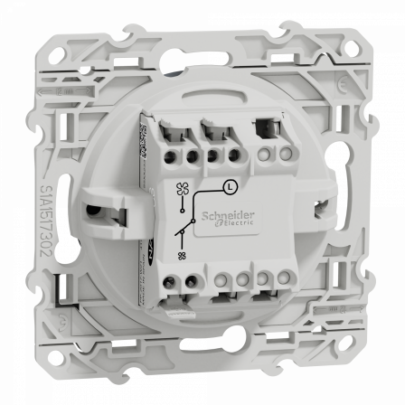 Odace - interrupteur VMC sans position arrêt - anthracite