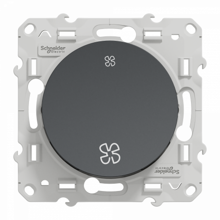 Odace - interrupteur VMC sans position arrêt - anthracite