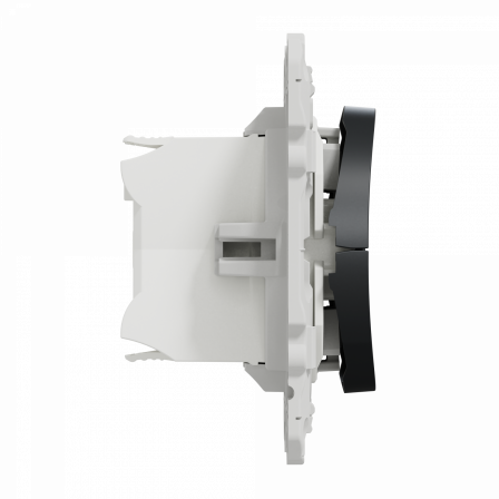 Odace - interrupteur VMC avec position arrêt -  anthracite