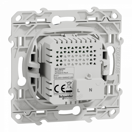 Odace - répéteur wifi- 300Mb/s 2.4 GHz - 2 mod - bornier vis - anthracite