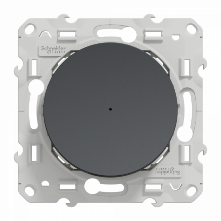 Wiser Odace - bouton poussoir - 10A - zigbee - anthracite