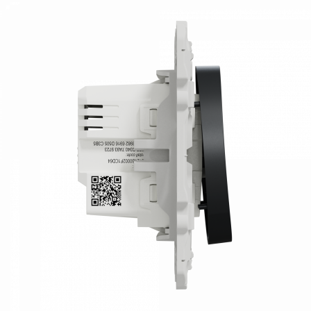 Wiser Odace - bouton poussoir - 10A - zigbee - anthracite