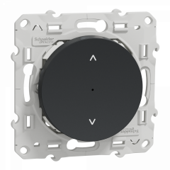 Wiser Odace - interrupteur volet-roulant - 4A - zigbee - anthracite