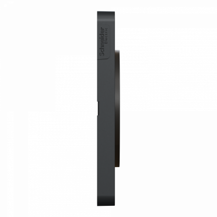 Odace Touch - plaque 2 postes horiz/ver 71mm Kvadrat ocre avec liseré anthracite