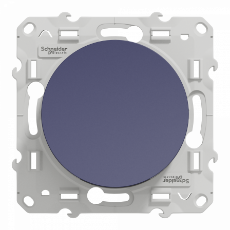 Odace - bouton poussoir - cobalt - 10A