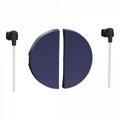 Odace - 2 demi enjoliveur - cobalt - livré sans LED