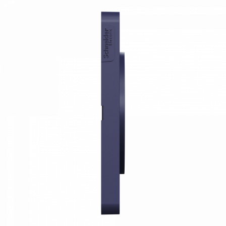 Odace Touch -  plaque 2 postes horizontaux ou verticaux 71mm bleu cobalt