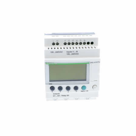 Zelio Logic - relais intelligent compact - 10 E/S 100..240Vca - ss horl. - affi.
