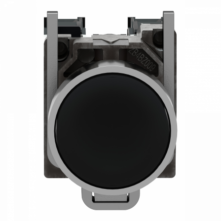 BOUTON POUSSOIR, NOIR, 1N