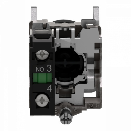 Harmony XB4 - bouton poussoir à impuls Atx - Ø22 - capuchon - noir - 1F - vis