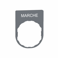 Porte-étiquette plat 40x50 gri