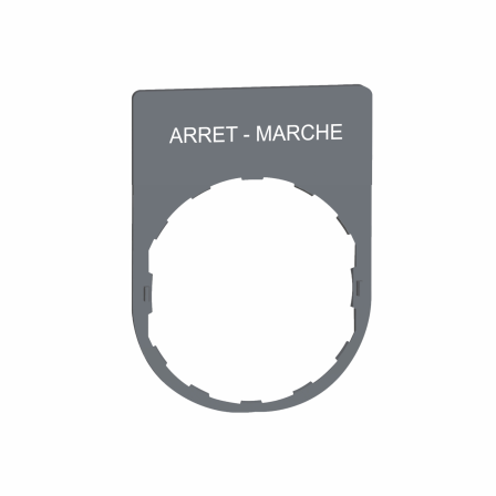 Porte-étiquette plat 30x40