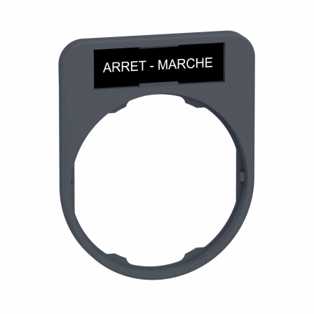 PLAQUE SIGNALETIQUE 40X50 MM