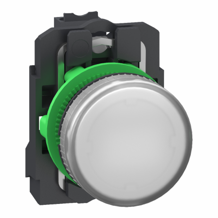 VOYANT DEL 24 V BLANC PUSH IN