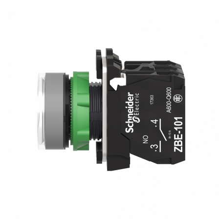 BP lumineux blanc 1O+1F 110V