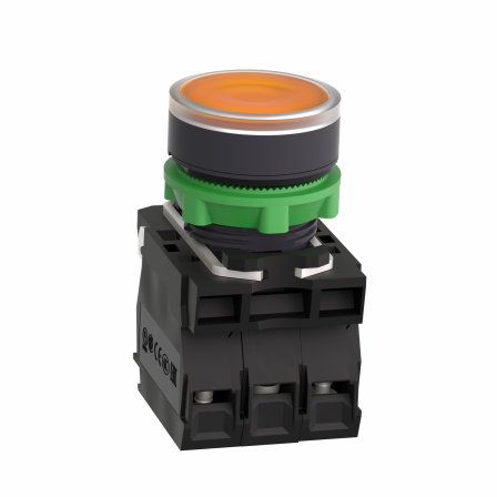 BOUTON POUSSOIR LUMINEUX