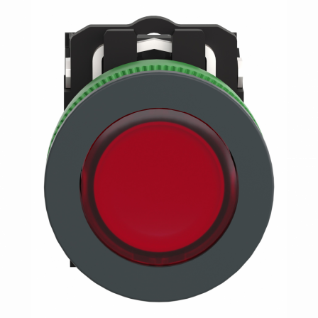 BP lum flush rouge 1O+1F 24V