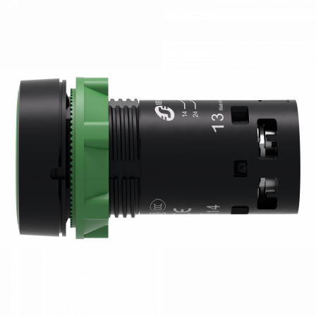 Harmony bouton-poussoir affleurant - Ø22 - vert -2F