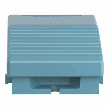 Preventa XPEM - inter. à pied - simple - sans capot - métal.- bleu - 2O+2F