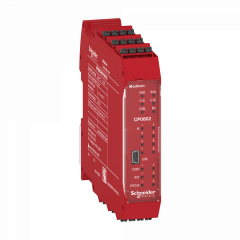 Preventa XPSMCM - contrôleur 8 entrées 2 sorties - connecteur à ressort