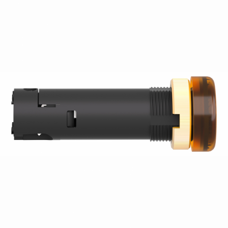 Harmony XVLA - voyant rond Ø12 - IP40 - jaune orangé - DEL intégrée - 12V-bornes