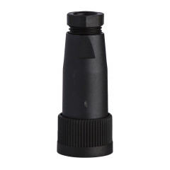 CONNECTEUR M18 FEM.DROIT