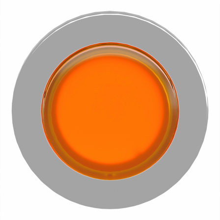 Harmony XB4 - tête bouton poussoir lum DEL - flush - dépassant - orange