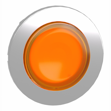 Harmony XB4 - tête bouton poussoir lum DEL - flush - dépassant - orange