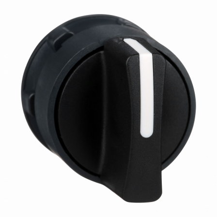 Harmony XB5 - tête bouton tournant à manette - Ø22 - 2 posit fixes - noir