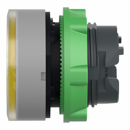 tête BP lumineux Ø22 jaune