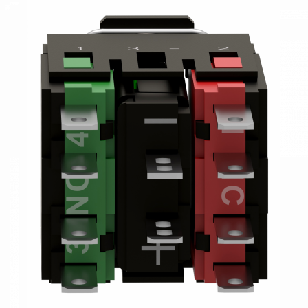Harmony ZB6 - corps pour bouton lumineux - Ø16mm - DEL intégrée - jaune - 1F