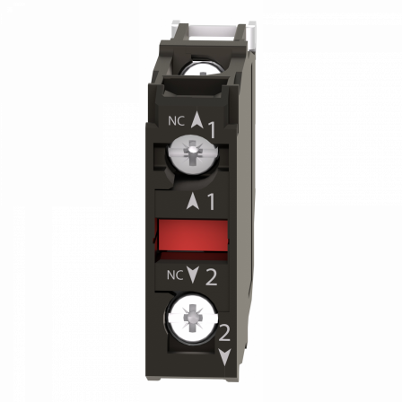 Harmony - bloc contact double - 2O - raccordement vis-étrier