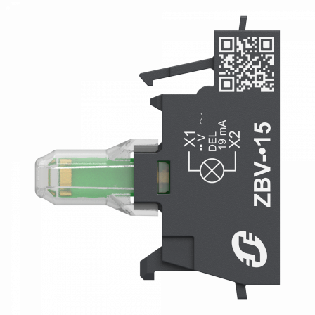 Harmony bloc lumineux - Ø22 - LED Universelle intégrée - 110-120V - racc push in