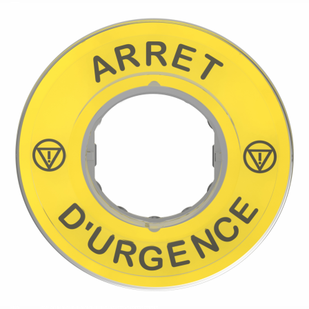 ETIQUETTE ARRET D URGENCE