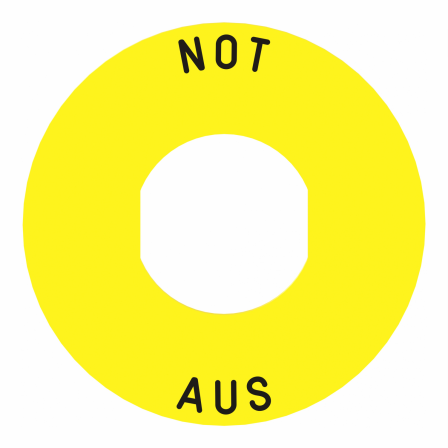 ETIQUETTE CIRCULAIRE JAUN