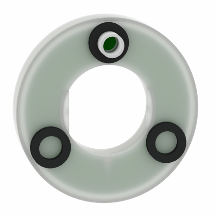 Etiquette lumineuse Ø60 24V