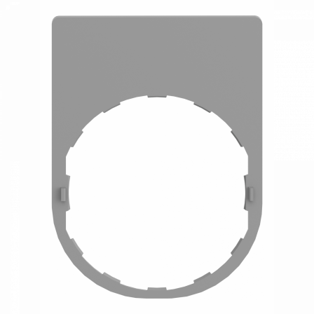Porte-étiquette plat 40x50 gri