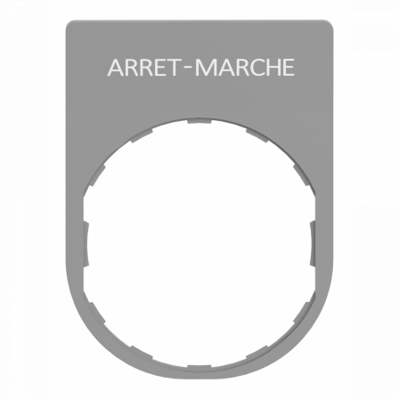 Porte-étiquette plat 30x40