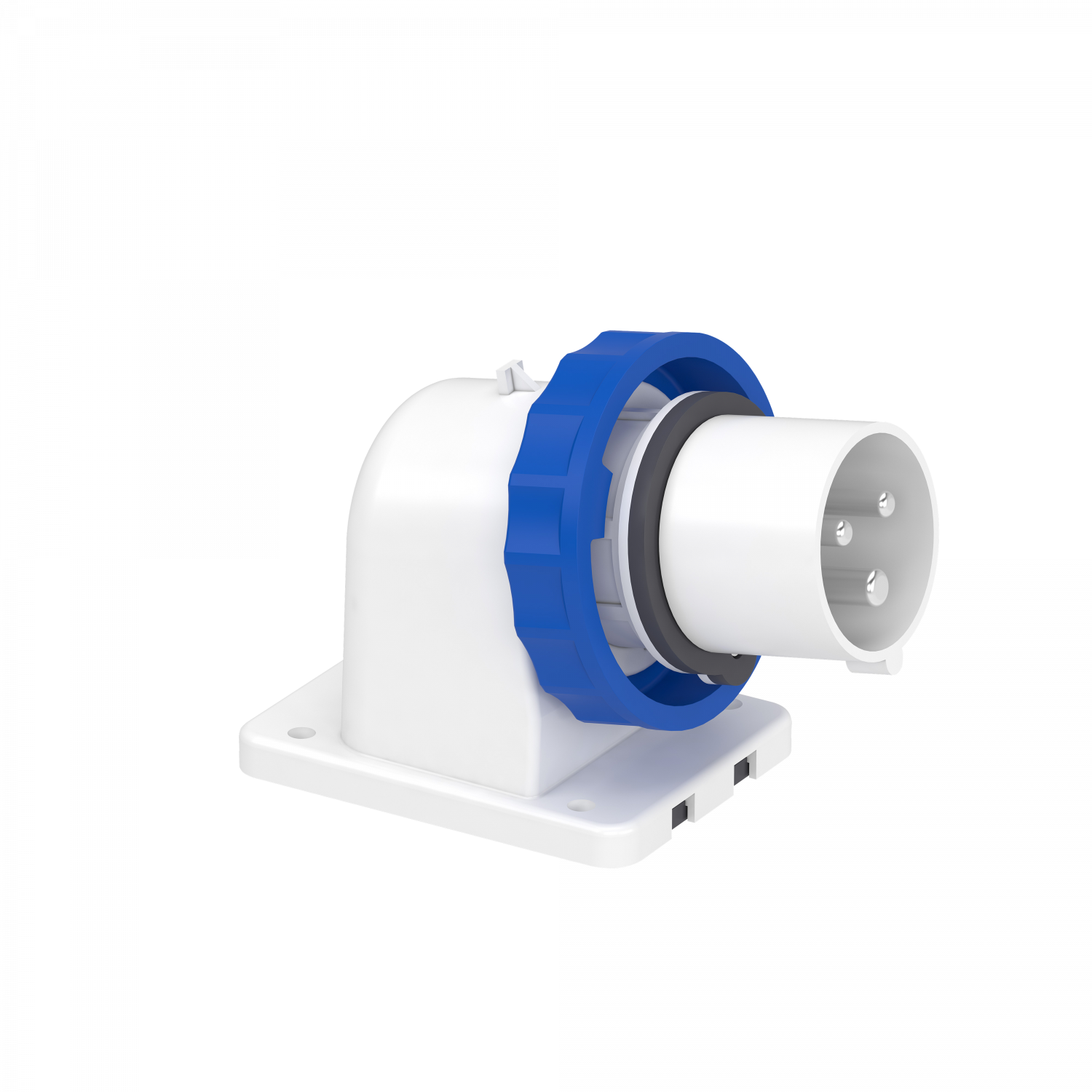 Mureva - socle de connecteur industriel - 16 A - 2P+T - 200-250V CA - IP67