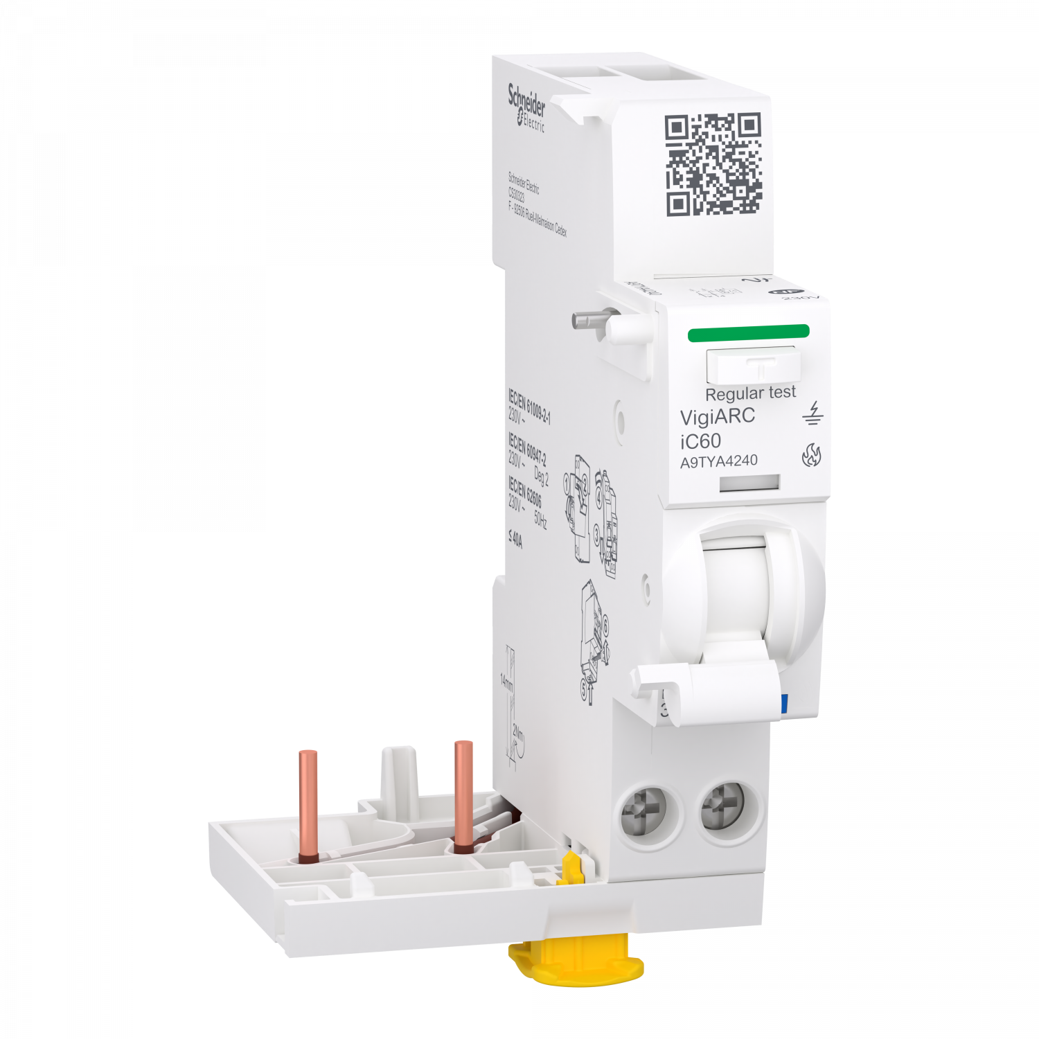 Acti9 Active  iC60 module détecteur arc différentiel 30mA ASI  2P 40A