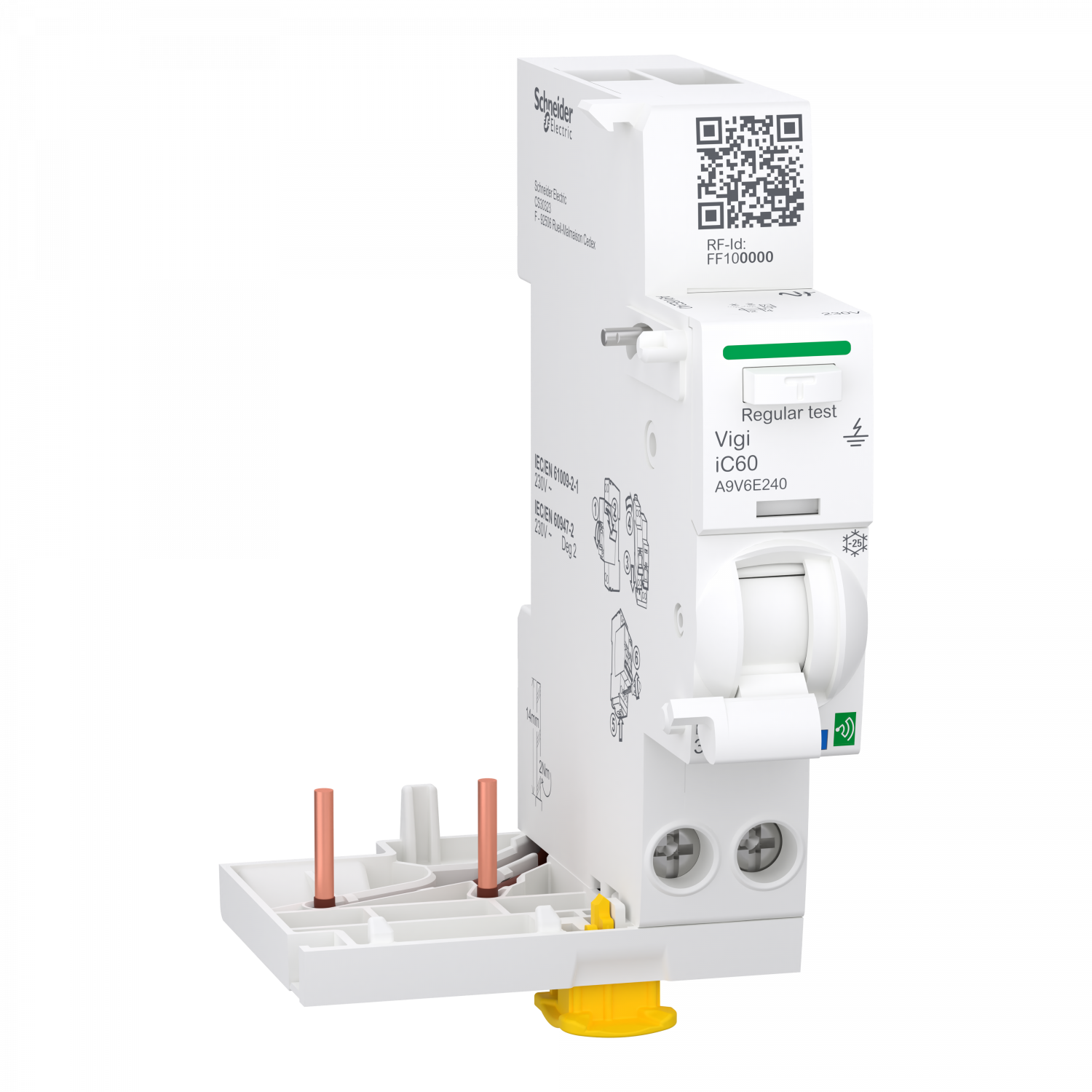 Acti9 Active Vigi iC60 Bloc diff Connecté 2P 40A 30mA Type A SI 230V