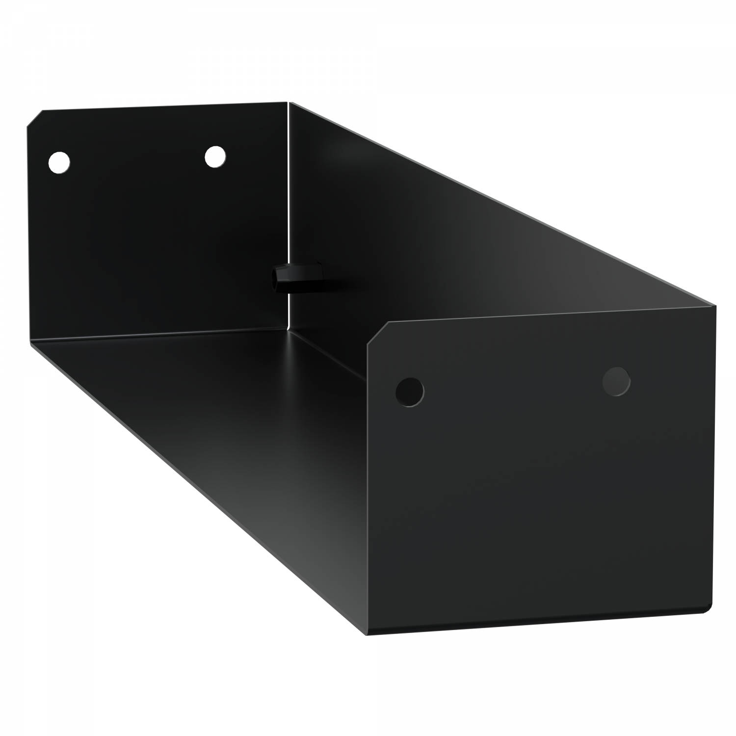 Canalis EV - Entretoise extrémité fixat. rails horizontaux - x2 - Noir - RAL9005