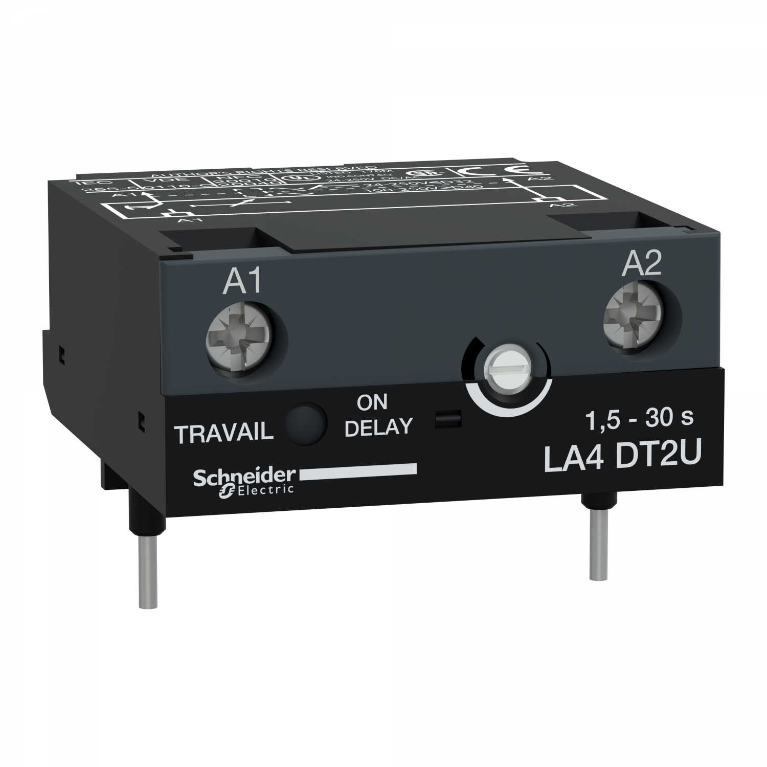 TeSys CA - module temporisateur électro.- type travail 1.5..30s - 24..250Vcc/ca