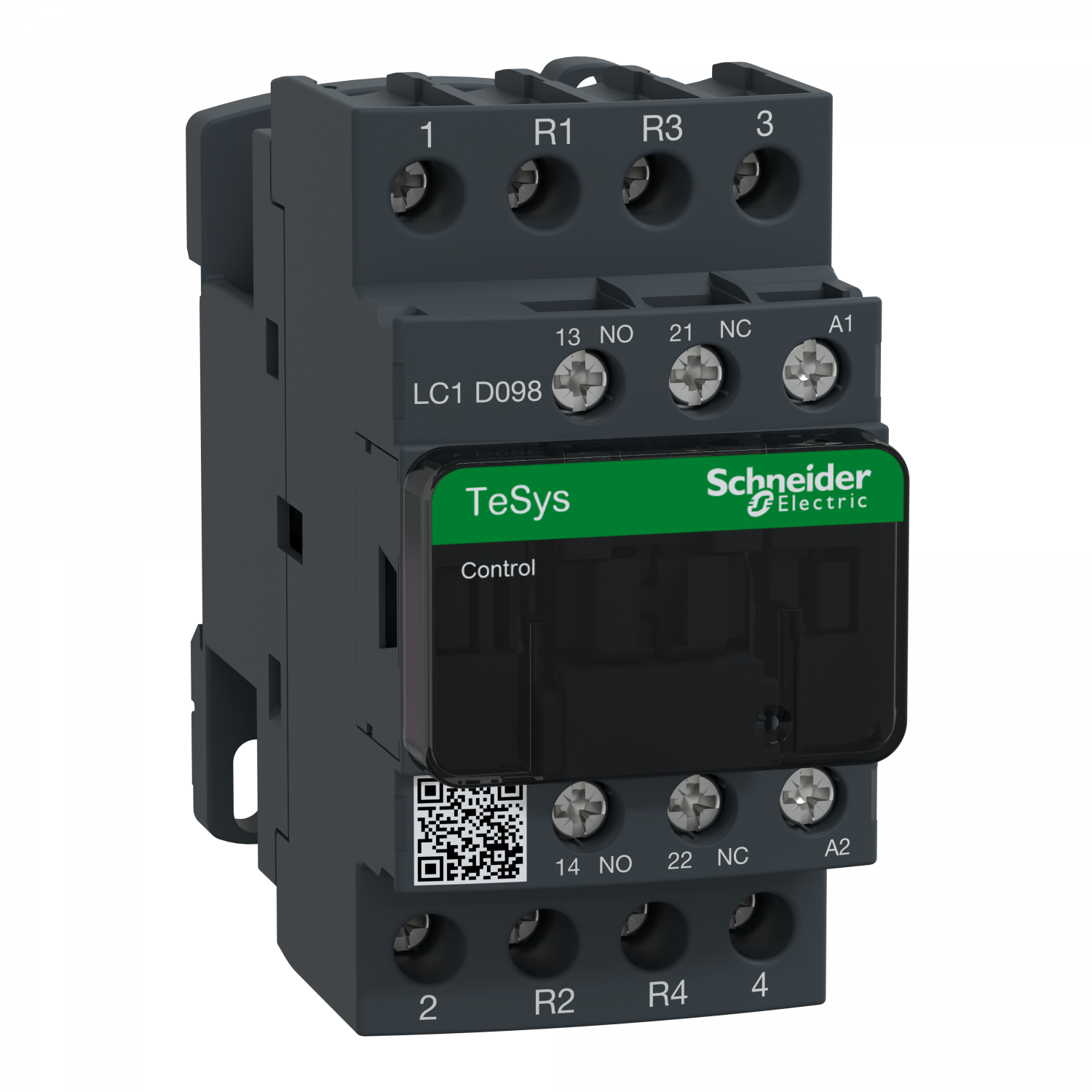 TeSys LC1D - contacteur - 4P (2F+2O) - AC-1 440V - 20A - bobine 110Vca
