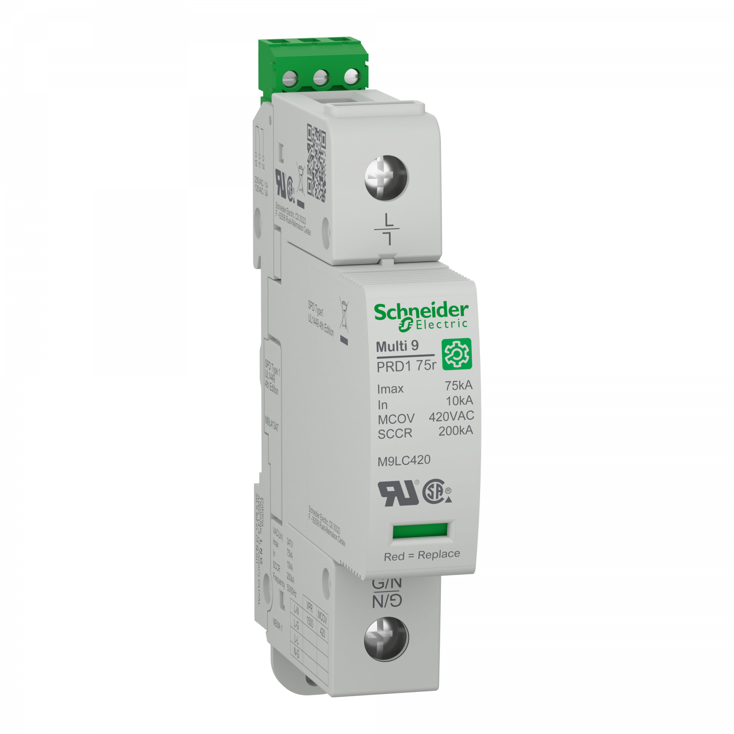 Multi 9 PRD1 75r 1P T1 347V Parafoudre debro UL1449