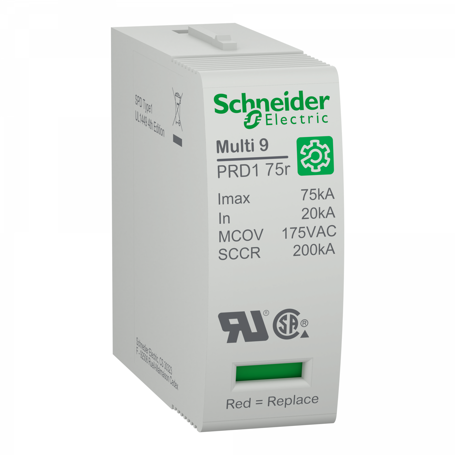 Multi 9 PRD1 75r Cartouche Parafoudre UL1449 175V