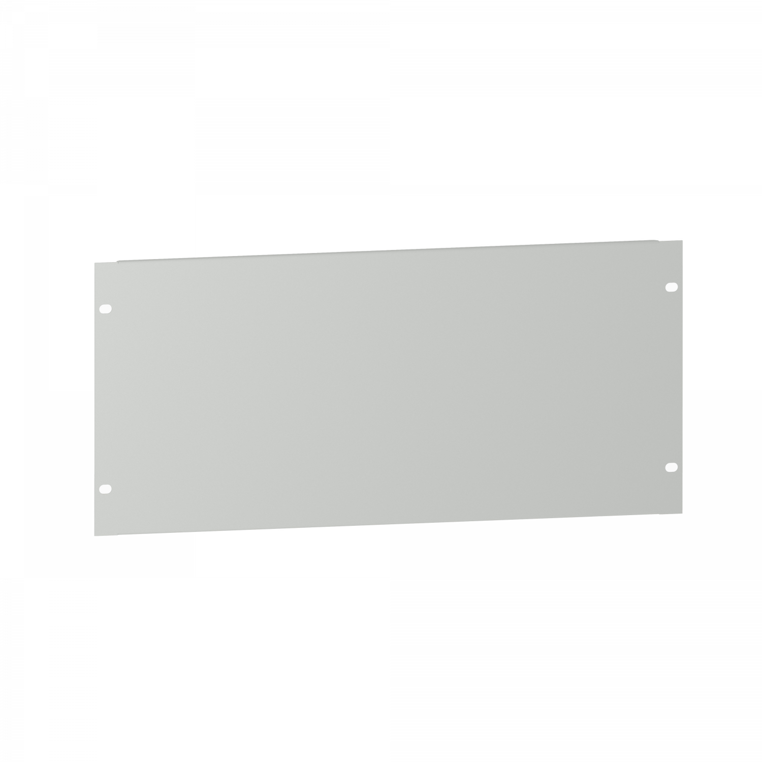 Actassi plastron 19P plein 4U tôle - RAL7035