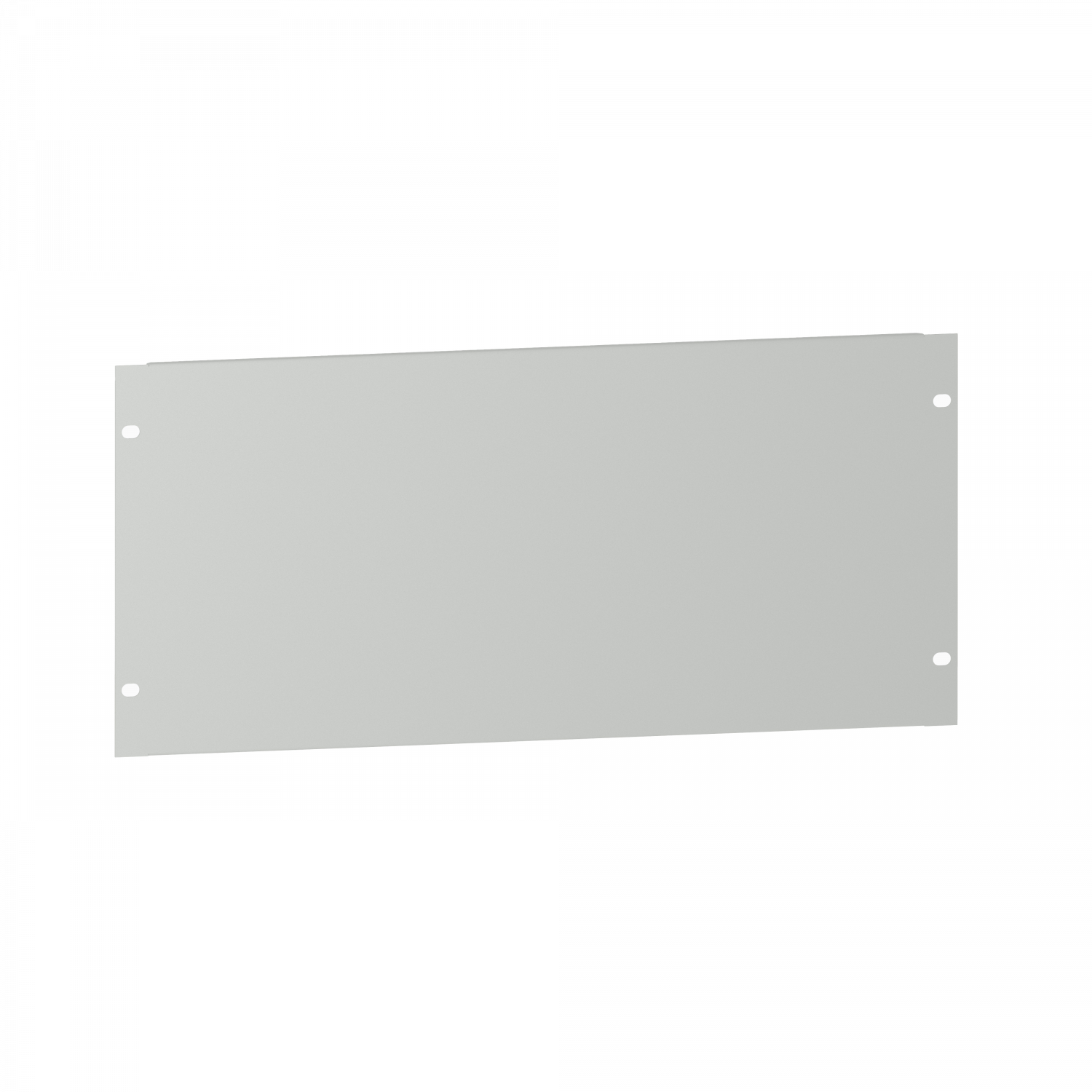 Actassi plastron 19P plein 5U tôle - RAL7035