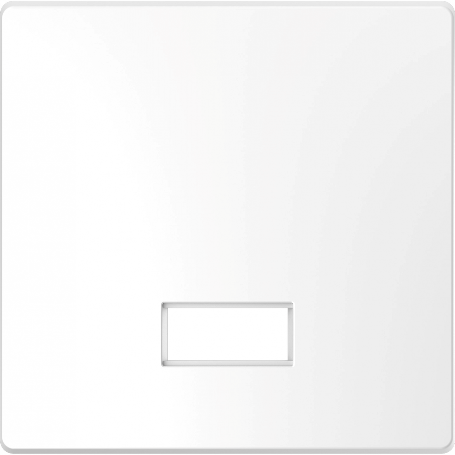 D-Life - enjoliveur pour commande simple avec hublot et symboles - blanc lotus